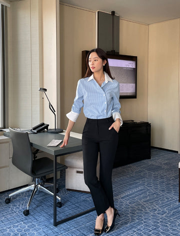 Verive Collar Stripe Shirt